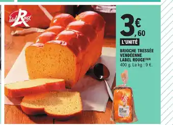 E.Leclerc BRIOCHE TRESSÉE VENDÉENNE offre