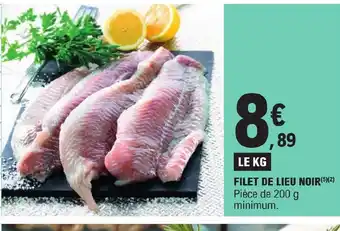 E.Leclerc FILET DE LIEU NOIR (5)(2) offre