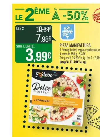 Match MANIFATTURA PIZZA offre