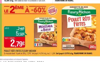 Match FLEURY MICHON POULET RÔTI FRITES offre