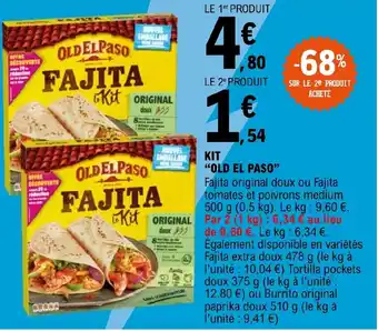 E.Leclerc Express KIT OLD EL PASO offre