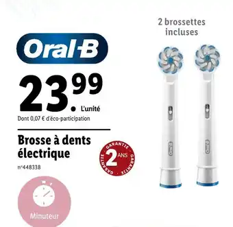 Lidl Oral-B Brosse à dents électrique offre