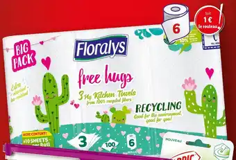 Lidl Floralys Essuies-tout recyclé offre