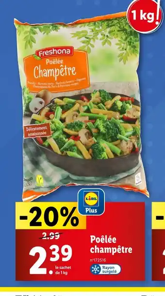 Lidl FRESHONA Poêlée champêtre offre