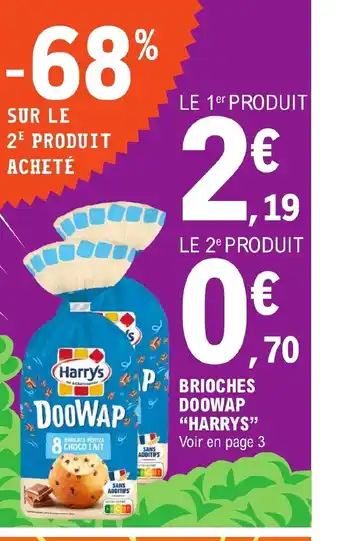 E.Leclerc Express BRIOCHES DOOWAP "HARRYS offre