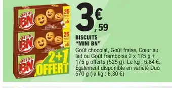 E.Leclerc Express BISCUITS "MINI BN" offre