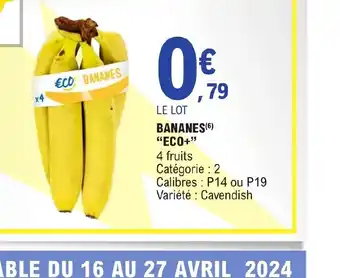 E.Leclerc Express BANANES offre