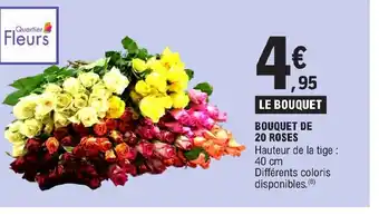 E.Leclerc Express BOUQUET DE 20 ROSES offre