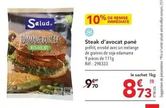 METRO Steak d'avocat pané offre