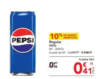 METRO Regular PEPSI offre