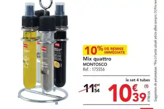 METRO Mix quattro MONTOSCO offre