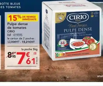 METRO Pulpe dense de tomates offre