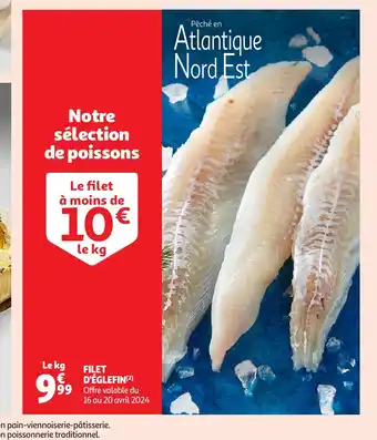 Auchan Supermarché FILET D'ÉGLEFIN offre