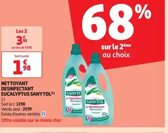 Auchan Supermarché NETTOYANT DESINFECTANT offre