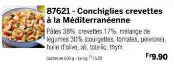 Thiriet 87621 - Conchiglies crevettes à la Méditerranéenne offre