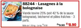 Thiriet 88244 - Lasagnes à la bolognaise offre