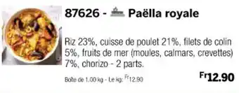 Thiriet Paëlla royale offre