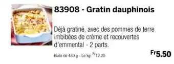 Thiriet 83908 - Gratin dauphinois offre