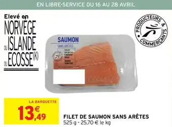 Intermarché Contact FILET DE SAUMON SANS ARÊTES offre