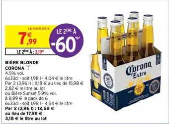 Intermarché Contact BIÈRE BLONDE CORONA offre