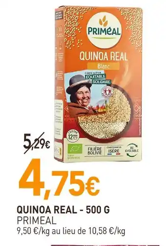 naturéO PRIMEAL QUINOA REAL offre