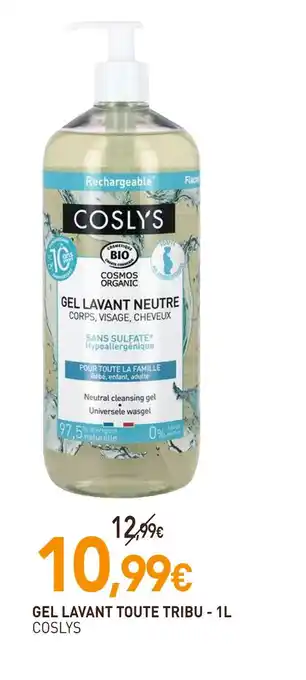 naturéO COSLYS GEL LAVANT TOUTE TRIBU offre