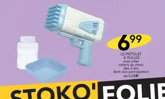 LE PISTOLET Ă BULLES
