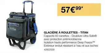 Costco GLACIÈRE À ROULETTES - TITAN offre