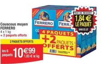 Cora Couscous moyen FERRERO offre