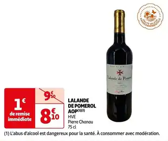 Auchan Supermarché LALANDE DE POMEROL AOP(¹)(2) offre