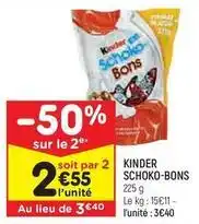 Leader Price Ferrero - kinder schoko-bons offre