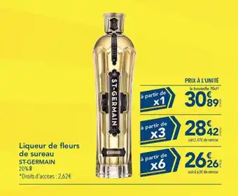 METRO Liqueur de fleurs de sureau ST-GERMAIN offre