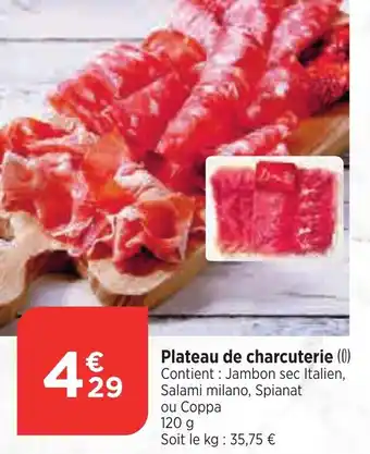 Bi1 Plateau de charcuterie (0) offre