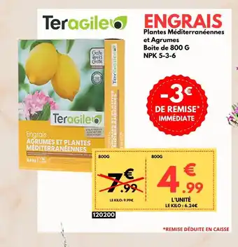 Trèfle Vert Teragile ENGRAIS offre