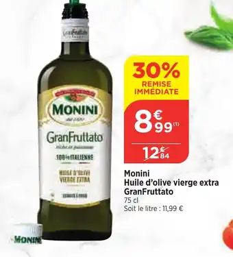 Bi1 Huile d'olive vierge extra GranFruttato offre