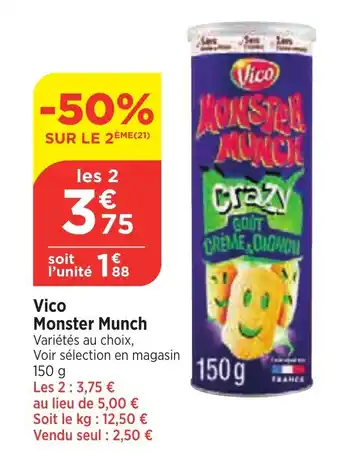 Bi1 Vico Monster Munch offre