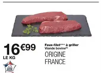 Monoprix Faux-filet*** à griller offre