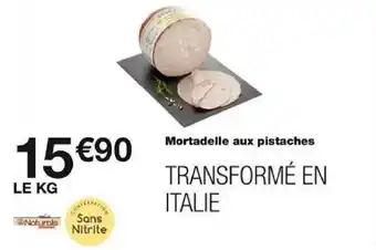 Monoprix Mortadelle aux pistaches offre