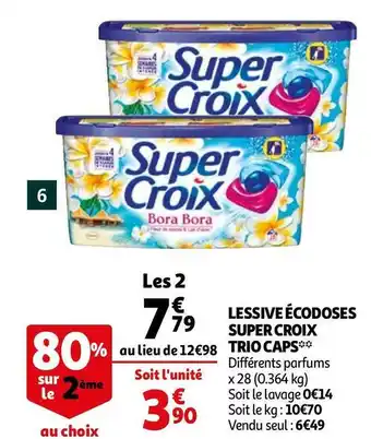 Super croix lessive écodoses trio caps**