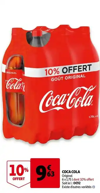 Auchan Coca cola coca cola offre