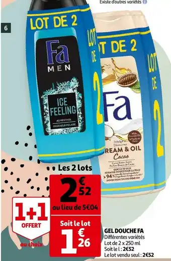 Fa gel douche