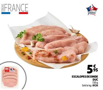 Auchan Duc escalopes de dinde offre