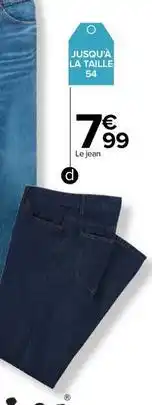 Carrefour Drive Le jean offre