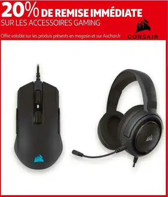 Auchan Accessoires gaming offre