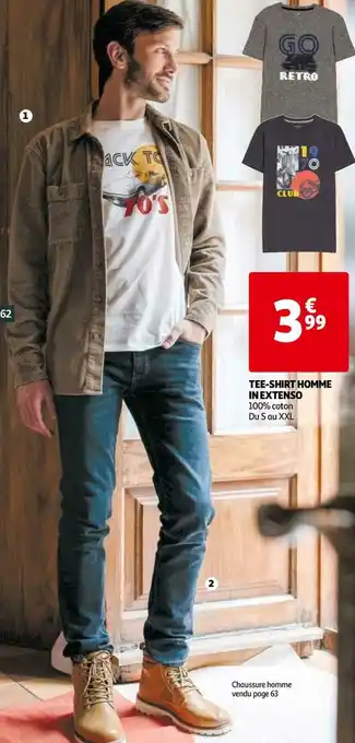 Auchan In extenso tee-shirt homme ou jean homme offre