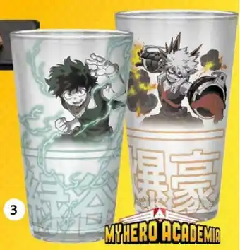 Auchan Le verre xxl 400ml "iziku et bakugo" offre