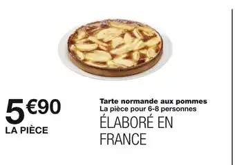 Monoprix Tarte normande aux pommes offre