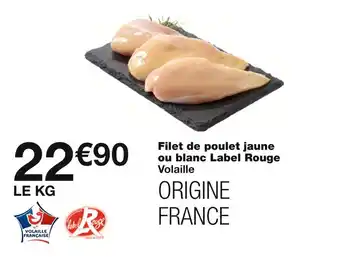 Monoprix Filet de poulet jaune ou blanc Label Rouge offre