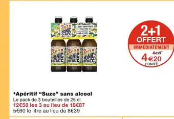 Monoprix Suze Apéritif sans alcool offre