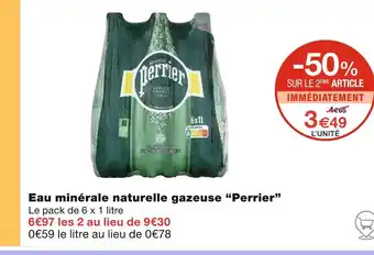 Monoprix Perrier Eau minérale naturelle gazeuse offre